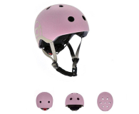 Scoot & Ride Kask Ochronny XXS-S dla dzieci 1-5 lat Rose - 580279 - zdjęcie 3